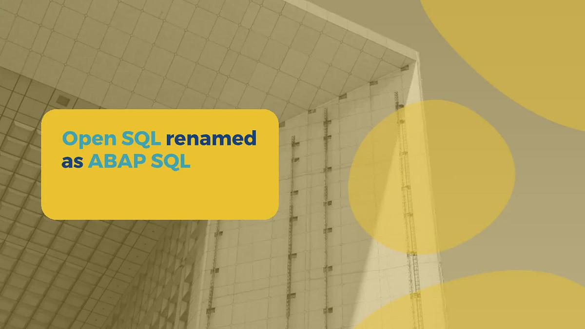 'Video thumbnail for What is New in ABAP SQL for SAP 1809 '