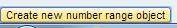 Create New Number Range Object