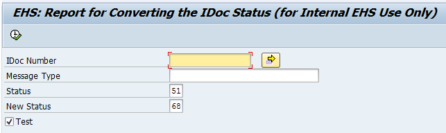 Change SAP iDoc Status using Standard Program RC1_IDOC_SET_STATUS