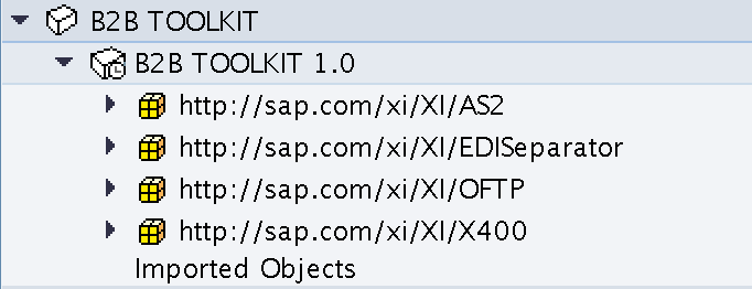 B2B Toolkit standard content in ESR