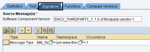 Go to Message Mapping signature in ESR