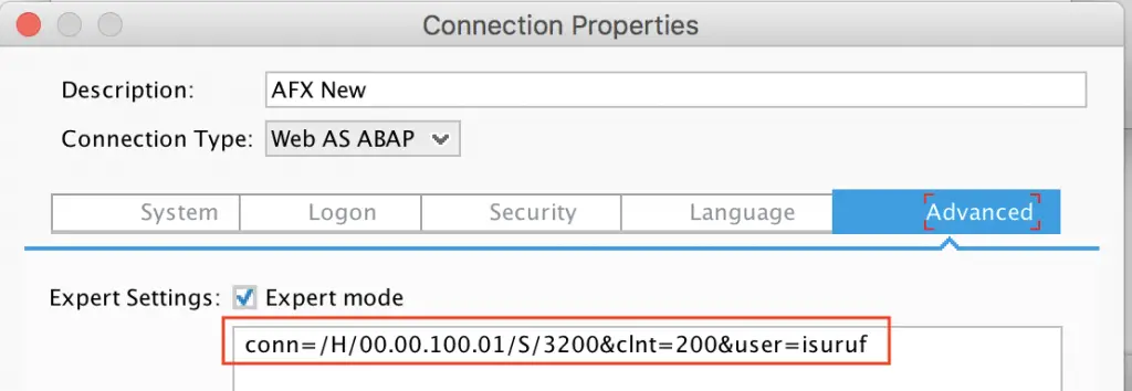sap-gui-expert-mode-connecrion-string