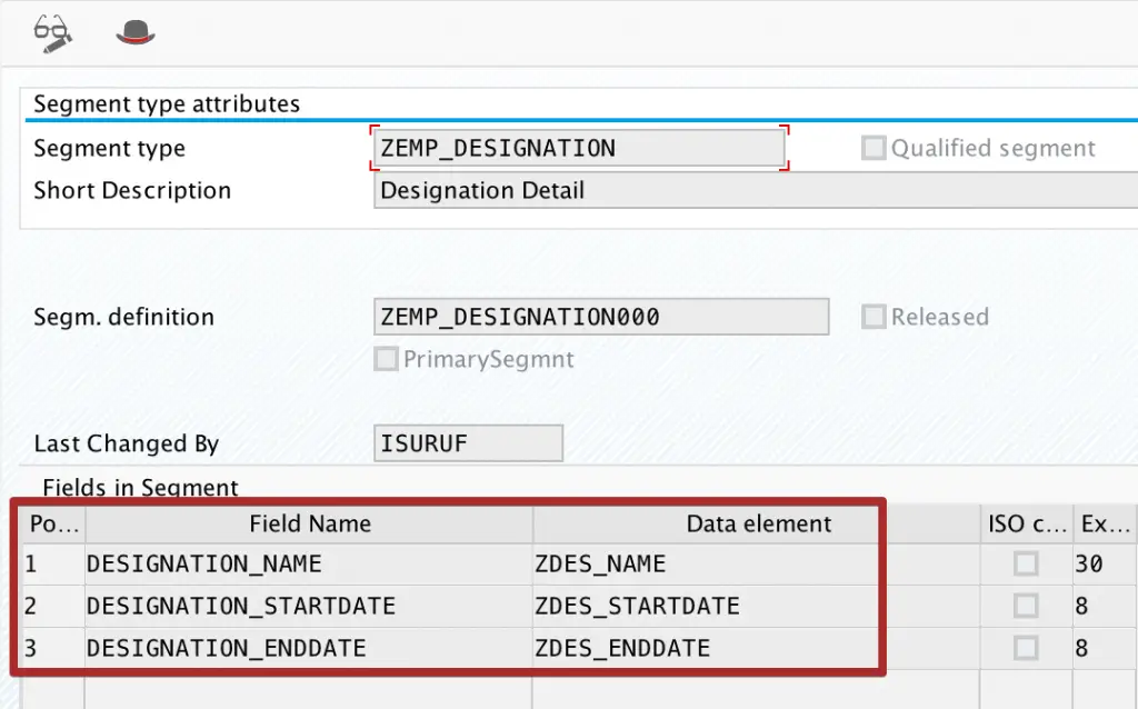 Configure iDoc detail segment in we31