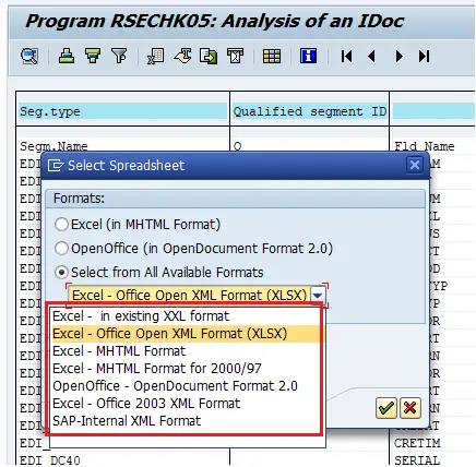 download iDoc to different file formats