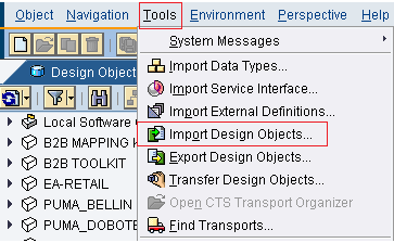 Import .tpz file to ESR using Import Design Objects
