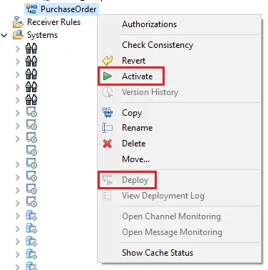 Activate and Deploy iFlow