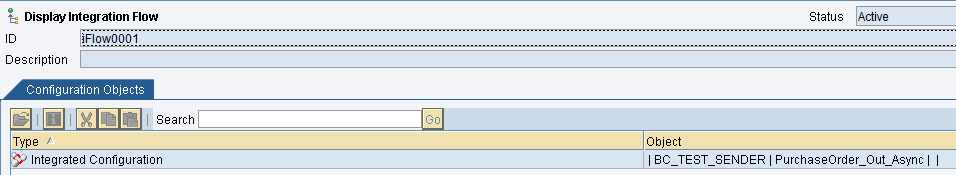 Newly created iFlow in ID