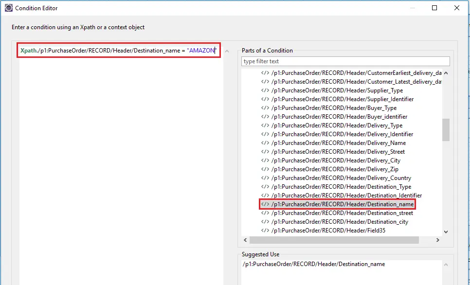 Xpath rule