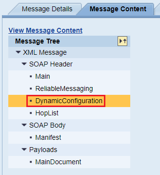 Dynamic Configuration section of PI/PO message holds the filename and directory attributes of the sFTP adapter.