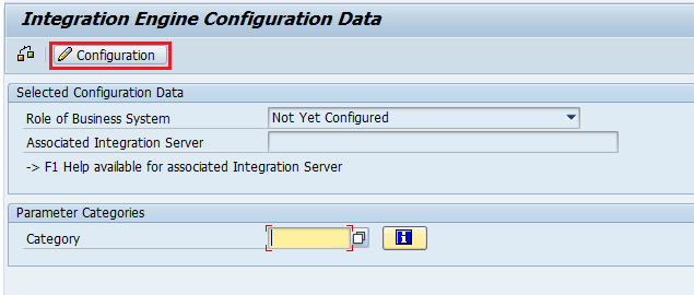 Choose 'Configuration' option. on next screen of the Integration Engine Configuration of SXMB_ADM