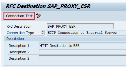 Test the RFC Destinations using transaction sm59. Choose Connection test