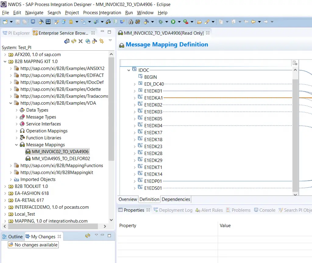 ESR perspective of NWDS in SAP PI and PO