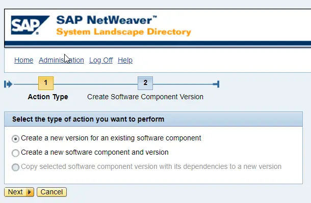 SWCV generation wizard in SLD