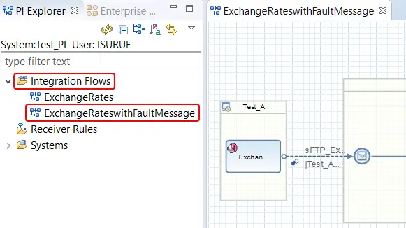 iFlow navigation menu in NWDS and how to find the service interface of a ABAP proxy interface.