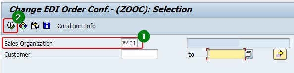 sap po output type assignment tcode