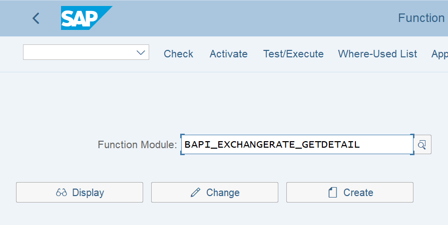 BAPI simulation in SAP S/4 HANA back-end system using transaction se37