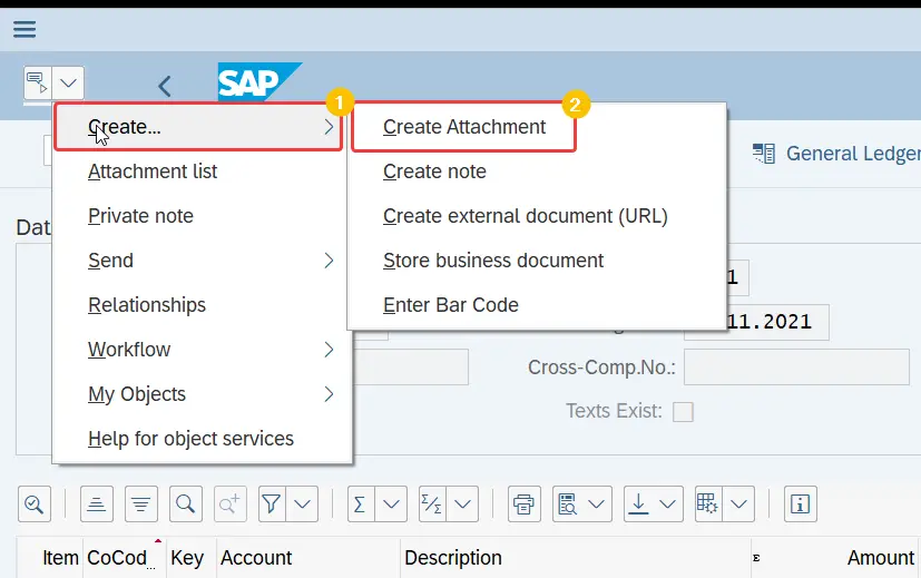 Attach file to a SAP business document in GUI mode using the toolbox