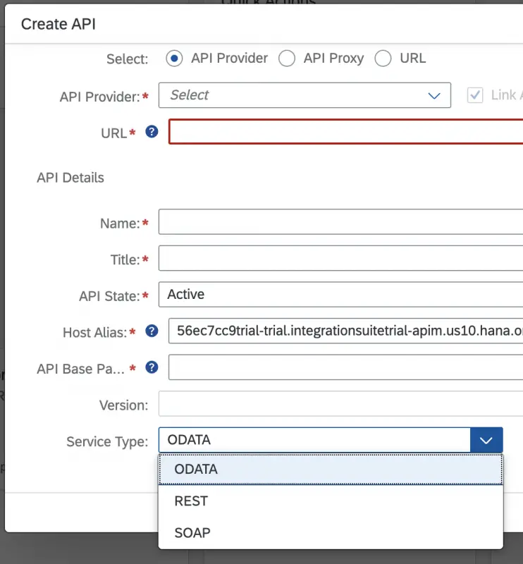 SAP CPI API types, REST, Odata, and SOAP