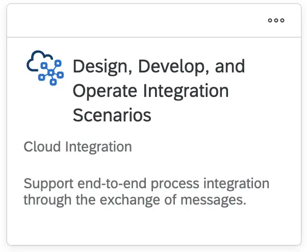 Cloud integration feature of CPI